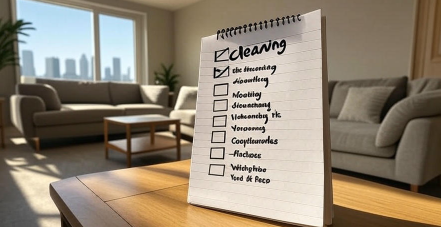 Simple Apartment Cleaning Checklist for Worcester, MA