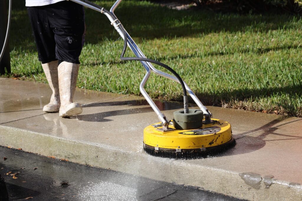 Seasonal Cleaning Outside Footpath in Sterling