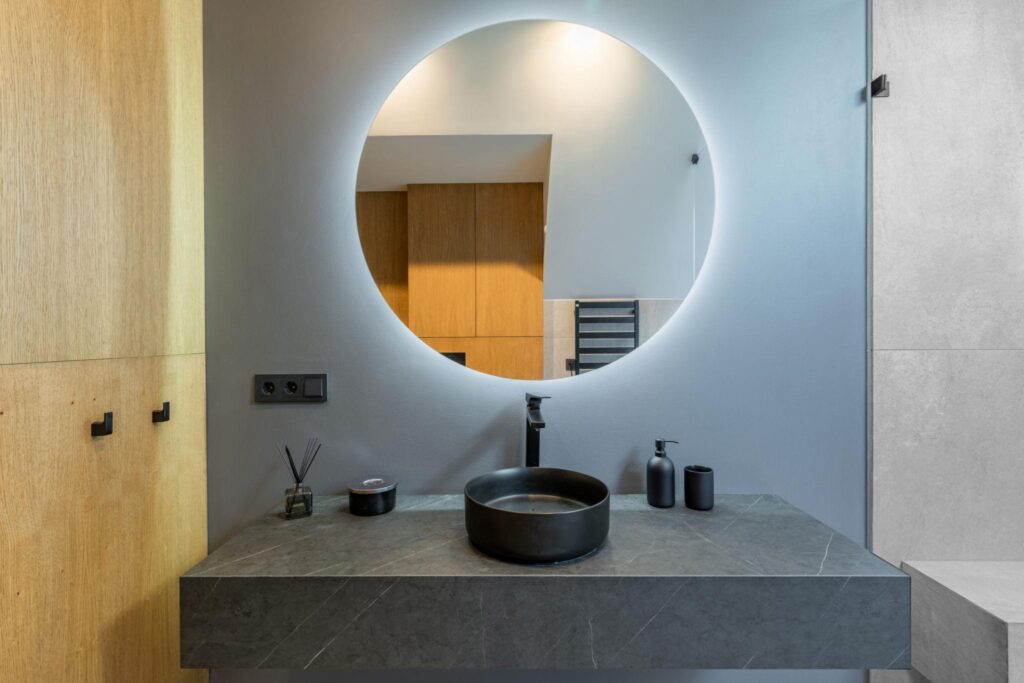 clean bathroom sink in Barre