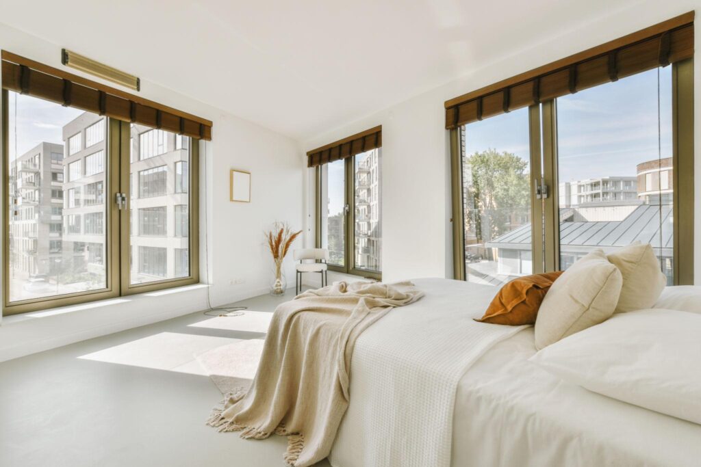 clean bedroom in Barre